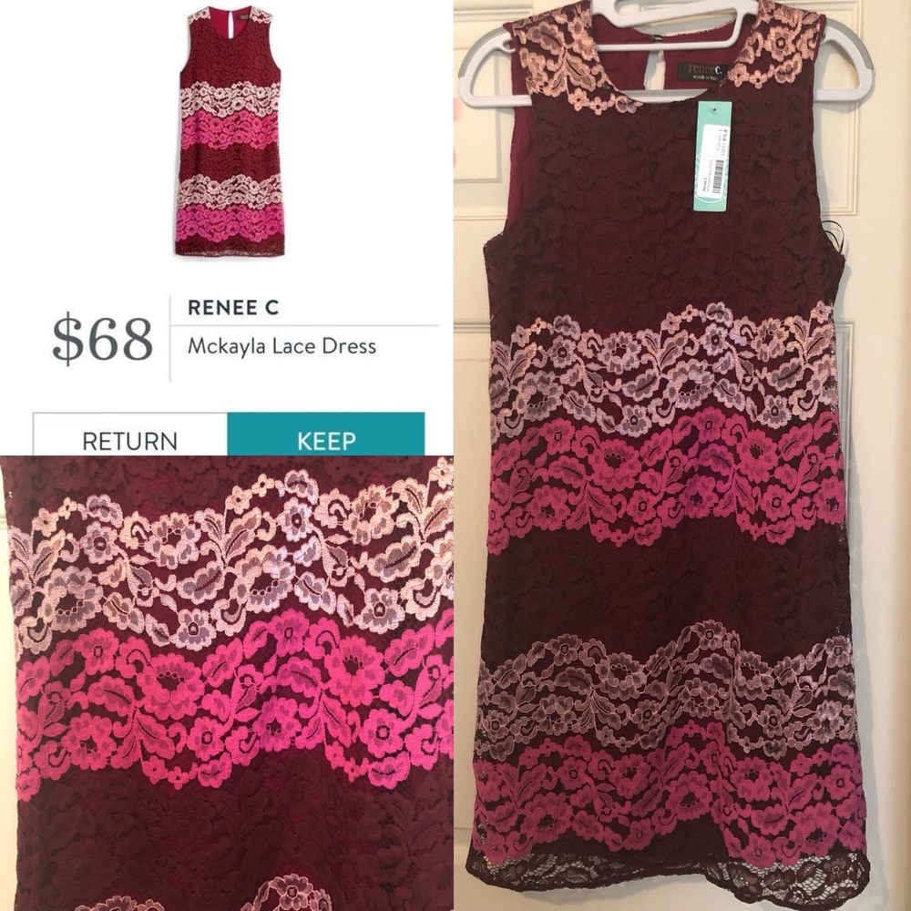 Renee C Mckayla lace dress